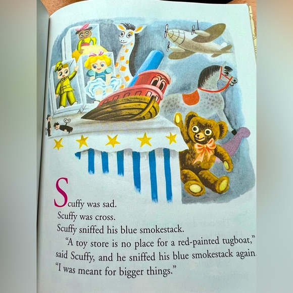 Scruffy the tugboat A little golden book excellent condition 1983 edition - Picture 4 of 10